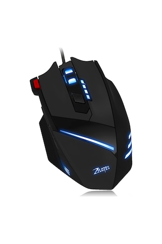 Springsun Zelotes T-60 3200dpı Profesyonel Oyuncu Faresi - 7 Tuşlu, Programlanabilir, Led Aydınlatmalı, Usb Kablolu 001