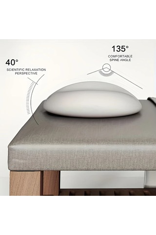 Honeybeeshop Gri Ayarlanabilir Masaj Yuz Yastigi Yatak Icin Rahat Bas Destegi Polyester Sunger 28 7cm X 7 37cm