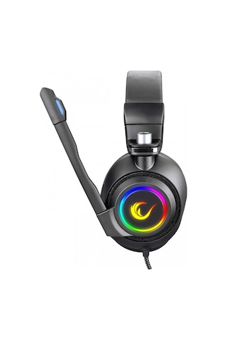 RAMPAGE RM-K20 AMAZE Siyah USB 7.1 Noice Can  elling Mic RGB Ledl