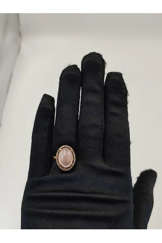 Allahverdi Türkmen Pembe Kuvars Elmas Yüzük 224