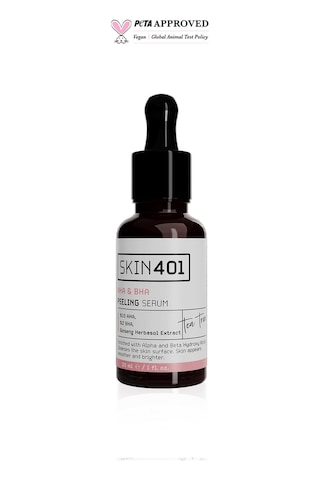 Skin401 Aha %10 Bha %2 Canlandırıcı Cilt Tonu Eşitleyici Yüz Peeling Serum 30ml