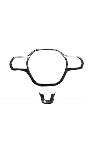 Honda - Cıvıc Fe1 2022+ Uyumlu Dıreksıyon Kaplama 2 Parça- Karbon