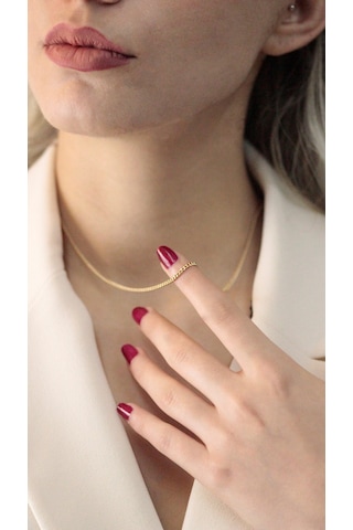 Diamine 14 Ayar Altın İnce Gurmet Zincir Kolye