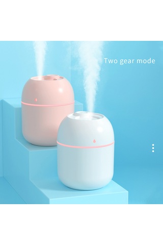 Honmex 220ml Pembe Usb Aromaterapi Diffüzyörü - Sessiz Nemlendirici, Gece Lambası, Sürekli/aralıklı Buhar Modu, Nano Atomizasyon, Ev Kullanıma Uygun