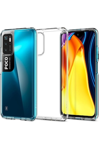Spigen Redmi Note 10 5g / Poco M3 Pro 5g İle Uyumlu Kılıf Ultra Hybrid Crystal Clear
