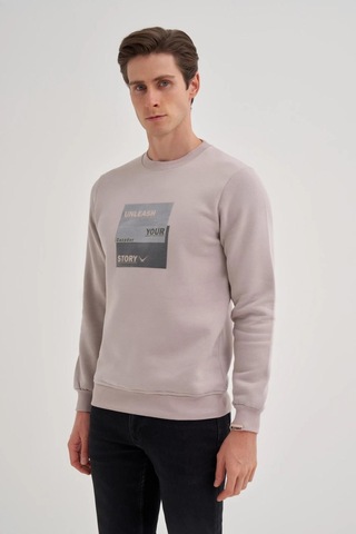 Cazador 5066 Erkek 3 İplik Sweatshirt Gri