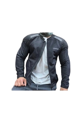 Venom Yazlık Motosiklet Ceketi Comfort Fileli L Beden