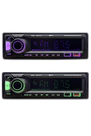 Hei Abt 4115 Usb Sd Aux Bluetooth Radio Renkli Ekran Oto Teyp