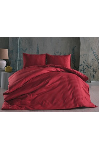 Saten Artline Nevresim Takımı Çift King Size - Kiremit
