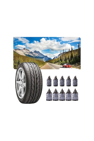 Periboia 10 Adet Kauçuk Lastik Tamir Kiti Vida Setleri