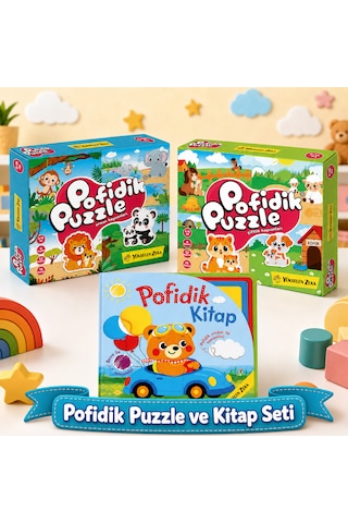 Pofidik Puzzle Ve Kitap Seti