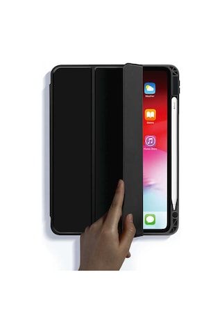 Apple Uyumlu iPad Pro 11 2021 3.nesil Kılıf Zore Nort Arkası Şeffaf Standlı Kılıf Kapaklı Kılıf