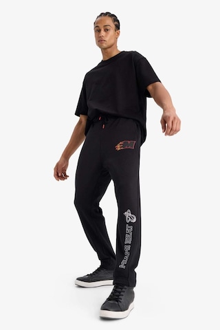 DeFactoFit NBA Miami Heat Kalın Jogger Eşofman Altı Standart Fit Cepli Esnek Bantlı Paça D6561AX25SPBK81
