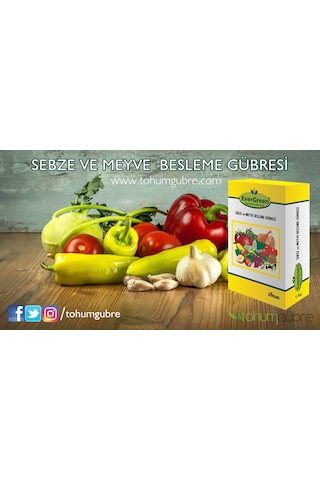 Sebze Ve Meyve Besleme Gübresi 13-13-13 + Me 1 KG