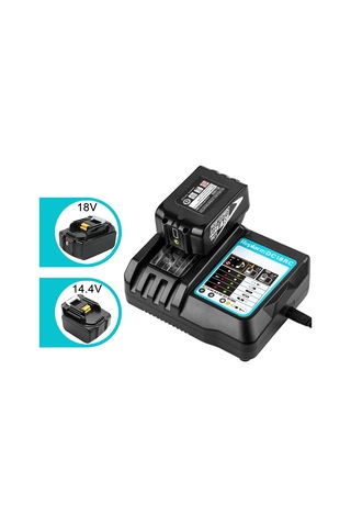 Sones Makit Dc18ra / Dc18rc 14.4v-18v Akülü Elektrikli Alet Pil Şarj Cihazı İngiltere Fişi