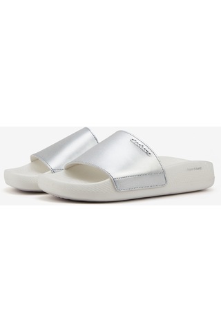 Skechers Hyper Slide - Shine On Kadın Gri Terlik 140431 Sıl Gri