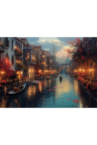 Anatolian 1000 Parçalık Puzzle - Venedik'te Gece 1178
