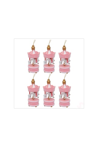 Mini Pembe Atlı Karınca, 8,5cm X 3,5cm - 6 Adet