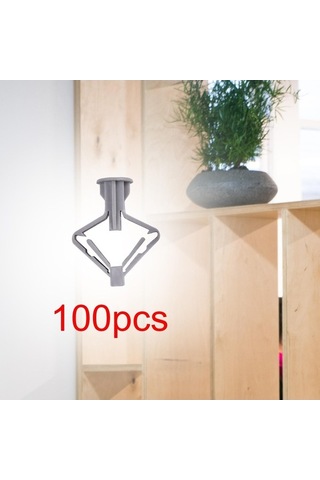 Trendooze Homyl 100x Alçıpan Tapa Donanım Ankrajı Gri Lamba İçin Aksesuar