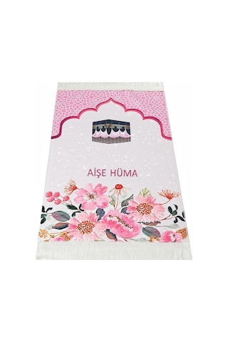 İsme Özel Çocuk Seccadesi Kabe Pembe 82 45 Cm 110 Gr - Tesbih Hediyeli Çok Renkli İsme Özel Çocuk Seccadesi Kabe Pembe 82 45 Cm 110 Gr - Tesbih Hediyeli Çok Renkli