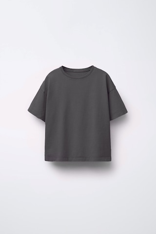 Zuzunga Unisex Basic Kısa Kollu Çocuk T-shirt Antrasit
