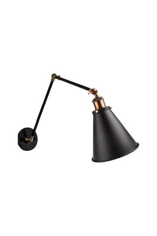 Mylights Retro Mafsalı Aplik Eskitme Altın - Siyah