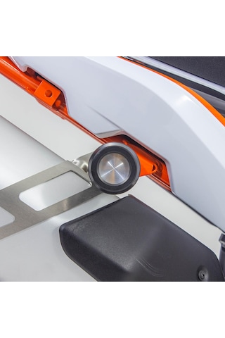 GP Kompozit KTM 790/890 ADV/ADV R 2021 Uyumlu Egzoz Koruma Takozu Siyah