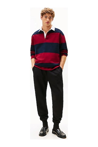 Tommy Hilfiger Tjm Slım S Flag Sweatpant Ext Erkek Siyah Eşofman Altı - Dm0dm20473
