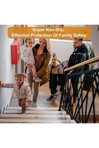 Moveevo Pvc Mat Kaplama Merdiven Bandı, 50mmx10m Şeffaf, Kayma Engeli, Dayanıklı, Yoğun Kullanım, Ev/ofis Uygulamaları