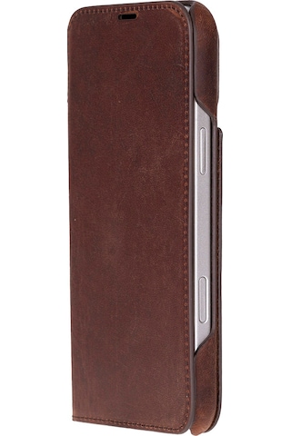 Bloomcase Sonat Mahogany Saddle Hakiki Deri iPhone Uyumlu 17 Air 6.5" Folio Kılıfı Kahverengi