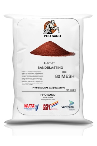 Garnet 80 Mesh Kumlama Kumu Garnet 80 Mesh Kumlama Kumu