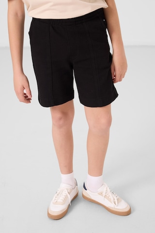Tommylife Siyah Pamuklu Yumuşak Dokulu Standart Fit Basic Erkek Çocuk Şort - 11289 Siyah