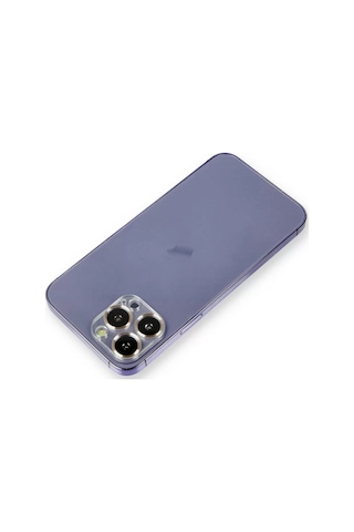 Newface Apple Uyumlu iPhone 12 Pro Max Metal Kamera Lens Koruma Cam - Gold