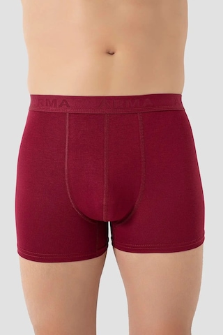 Hadpols Delux Serisi Bay İç Giyim Esnek Erkek Bordo Bambu Boxer 3'lü Paket