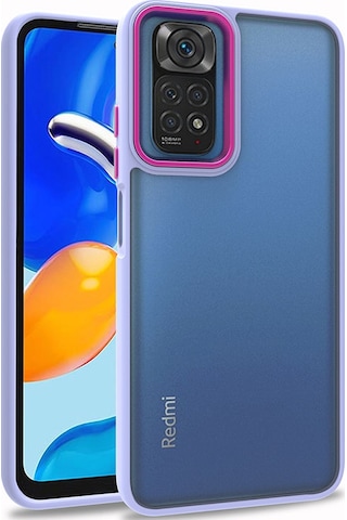 Xiaomi Redmi Note 11 Pro 5g Kılıf Zore Flora Kapak Lila