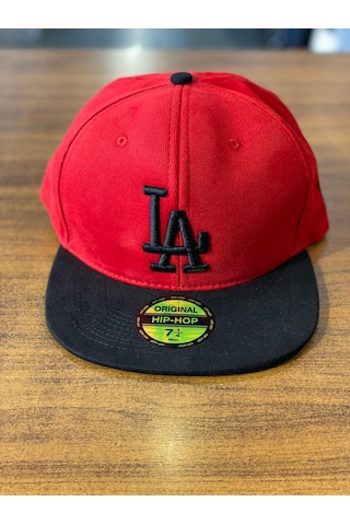 La Lakers Unisex Kırmızı Hip Hop Snapback Rapper Basket Cap Şapka