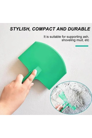 1/2 Kavisli Namlu Şekilli Mala Macun Bıçağı Sıva Mala Alçıpan Çok Renkli