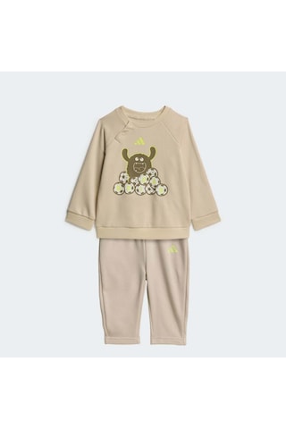 Adidas Kq9599 I Monster Set Çocuk Eşofman Takımı Bej