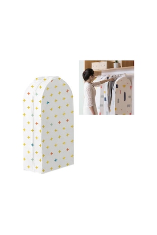 Sones Üç Boyutlu Askılı Cep Gardırop Askılı Cep Toz Kapağı, Boyut: Büyük Artı İşareti Diğer