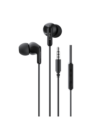 E335p Kulak İçi Kablolu Kulaklık - Mikrofonlu, 3.5mm Jack, 1.2m Kablo