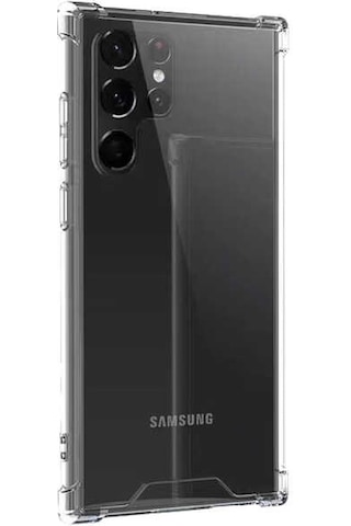 Galaxy S22 Ultra Kılıf Zore Nitro Anti Shock Silikon Renksiz