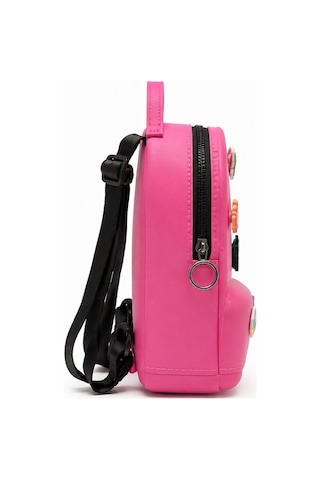 Vicco Pvc Mini Boy Çocuk Plaj Çantası Kreş Çantası Sırt Çantası Okul Çantası Unisex Çanta Pembe