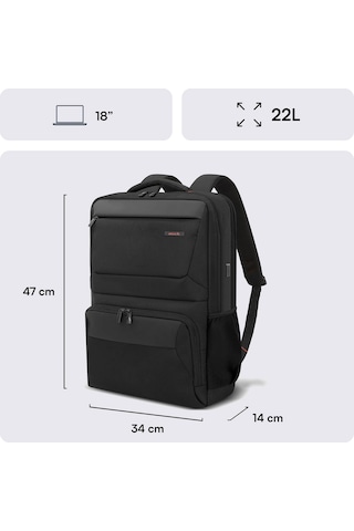 Mack Mcc-807 18 Business X Notebook Sırt Çantası Siyah siyah