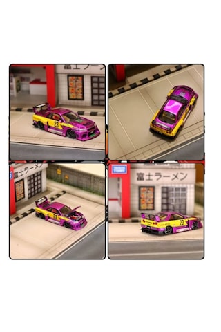 Street Weapon Skyline Gtr Lbwk Er34 23 Electroplated Purple 1/64