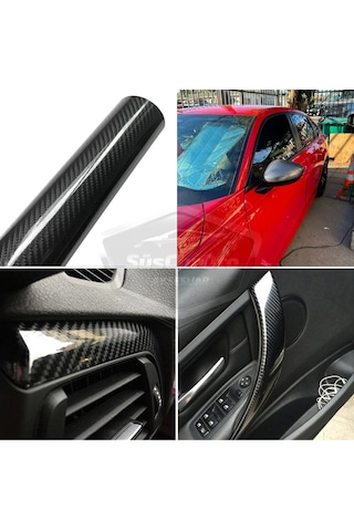 5d Ultra Parlak Karbon Fiber Folyo Film 30 X100 Cm Hava Kanallı Yapışkanlı Laptop Cep Te Kaplama Folyosu Çok Karbon Folyo 45500342