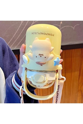 Elmpaly Sanrio Kuromi Termos Bardak 700ml, 316 Paslanmaz A5, Cinamoroll Design/ Çok Renkli