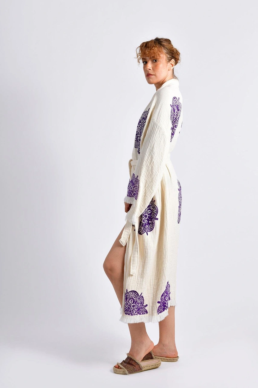 Brandsmithshop Naturel Mandala Drift Kimono Çok Renkli