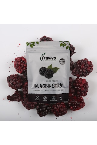 Dondurularak Kurutulmuş Böğürtlen 20 Gr, %100 Vegan, Glutensiz