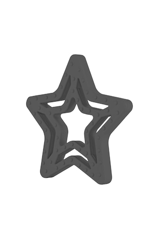 Silikon Diş Kaşıyıcı Yıldız Platinium Gri