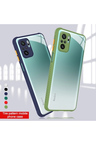 Xiaomi Redmi Note 10 Pro Kilif Lens Korumali Arkasi Seffaf Kapak 473452058